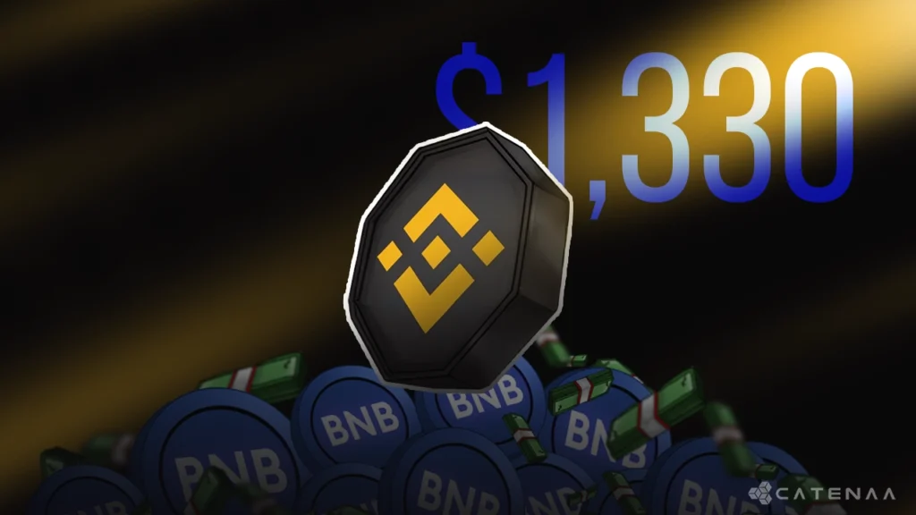 BNB Soars to $1,330 as CEA Reveals $611M Treasury