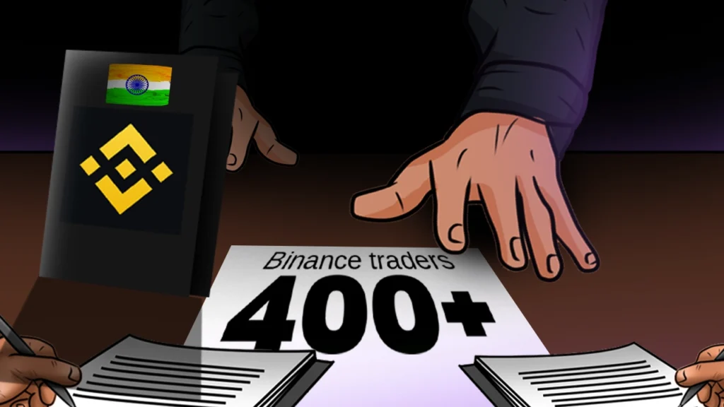 India targets 400+ Binance traders in tax evasion probe