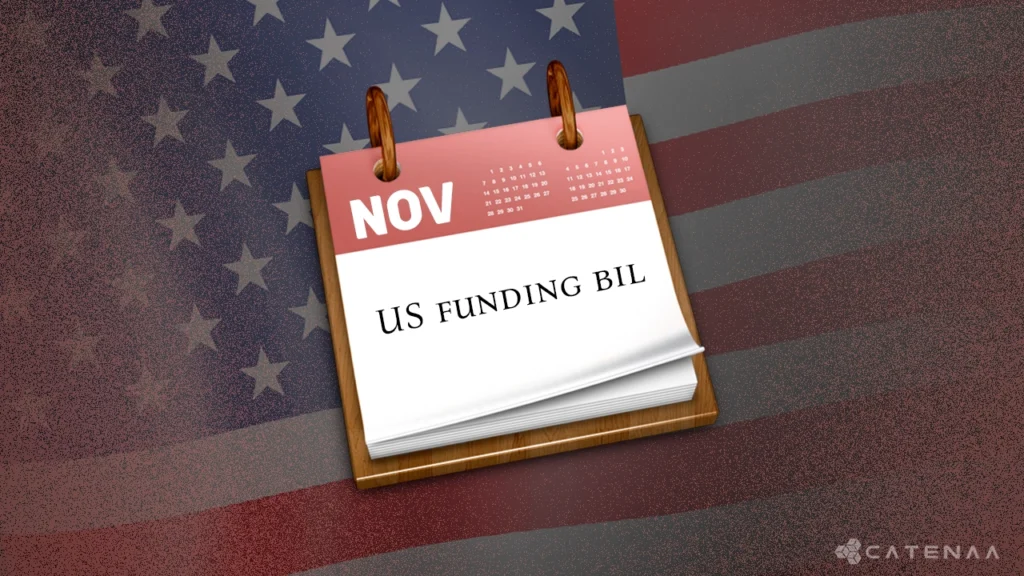 Polymarket bettors see US funding bill passing in November