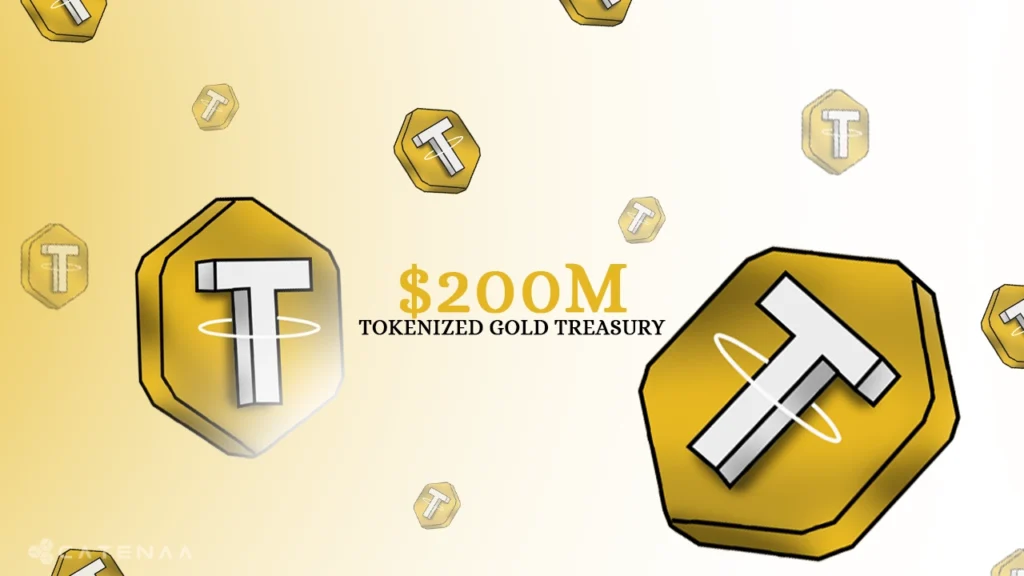 Tether, Antalpha Seek $200M to Fund Tokenized Gold Treasury