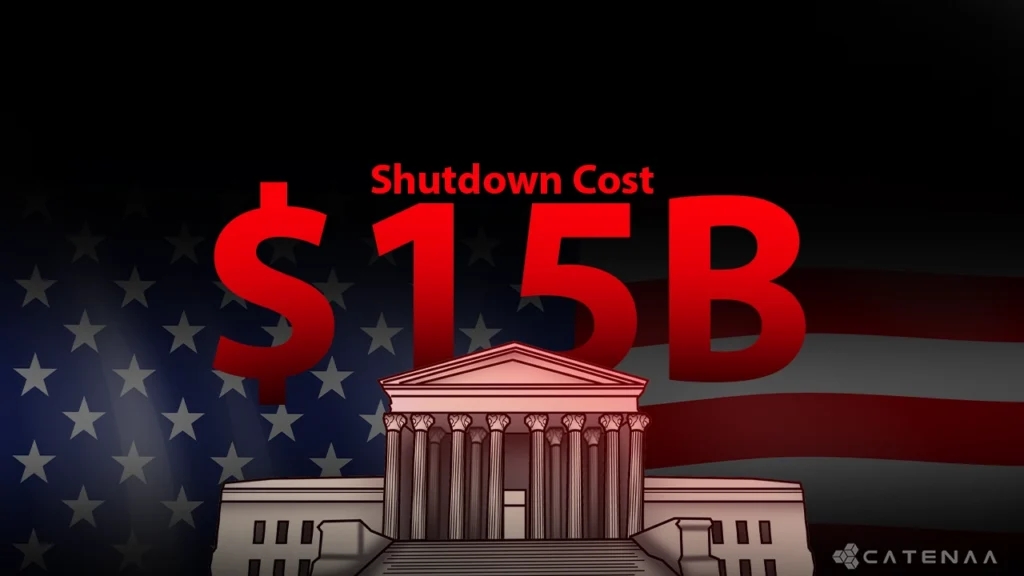 US Shutdown May Cost $15 Billion a Week, Treasury Warns
