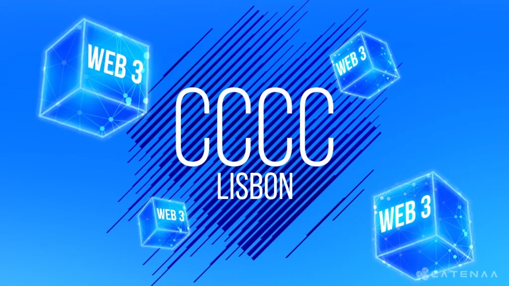 BYDFi booth at CCCC Lisbon 2025 supporting creators and Web3 education