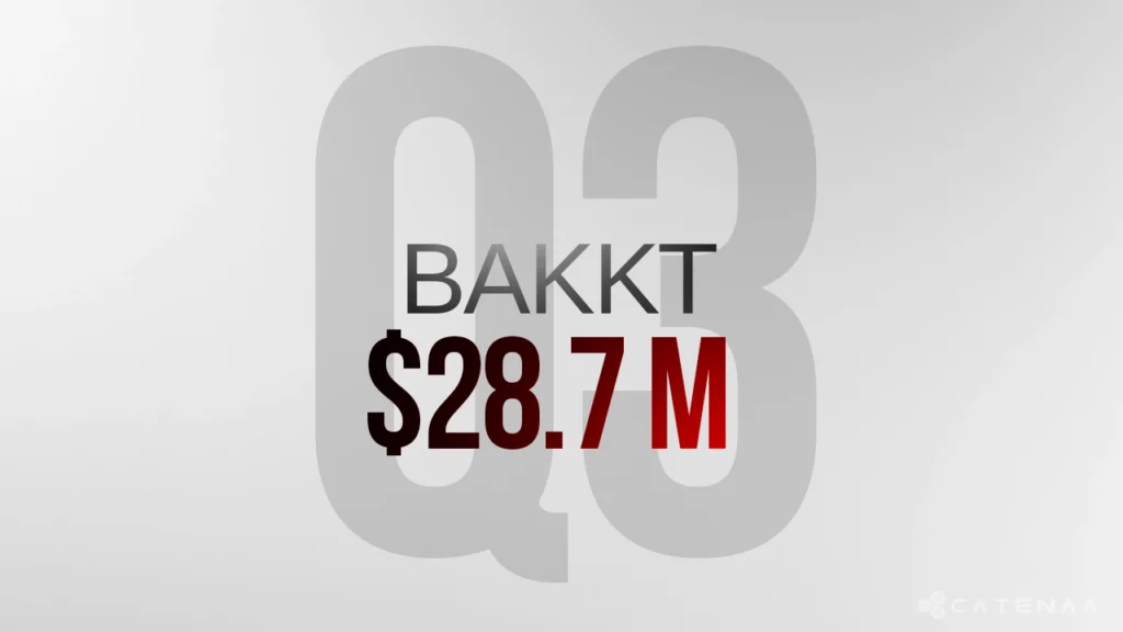 Bakkt Posts $28.7 Million Q3 Profit, Shares Drop 11%
