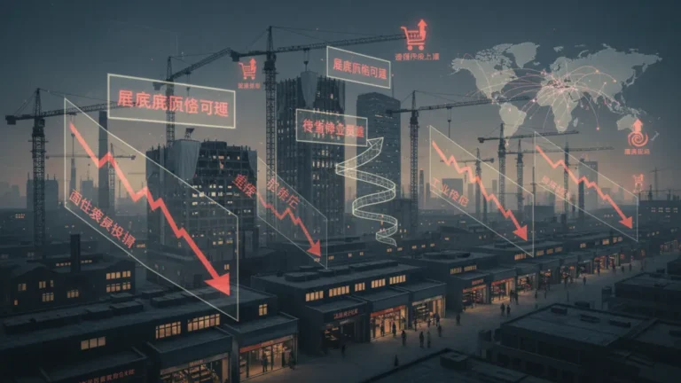 China Faces Slump as Housing and Investment Decline Deepens