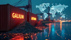 China Lifts Export Ban on Gallium, Germanium, Antimony to US