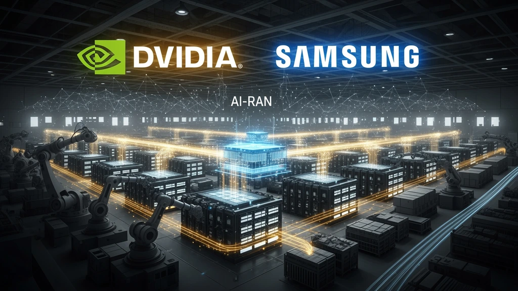 Nvidia and Samsung launch AI megafactory, advance AI-RAN plans