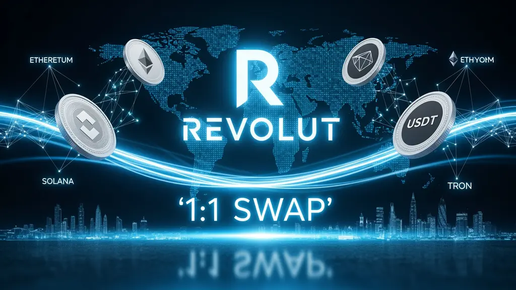 Revolut has launched a zero-fee stablecoin swap feature, allowing its 65 million global users to exchange USDT and USDC