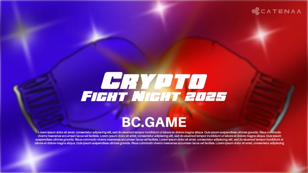 BC.GAME featured as the exclusive gaming partner for Crypto Fight Night 2025