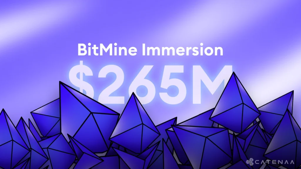 BitMine Immersion boosts Ethereum holdings with a $265 million purchase during market decline