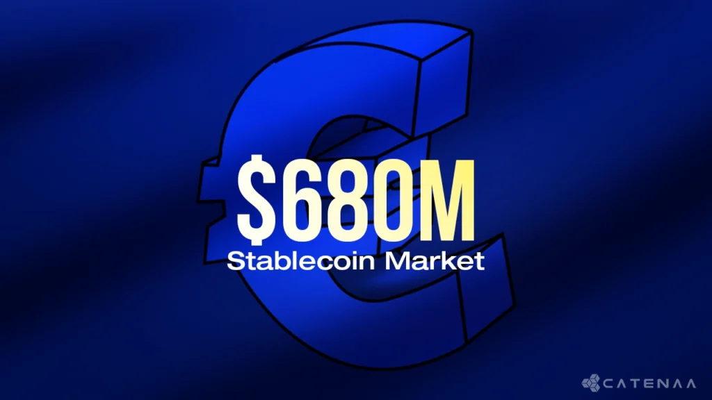 Euro stablecoin market growth