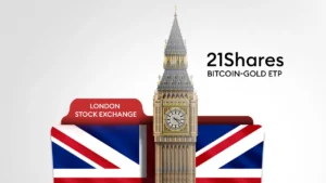 21Shares Lists Bitcoin-Gold ETP in UK