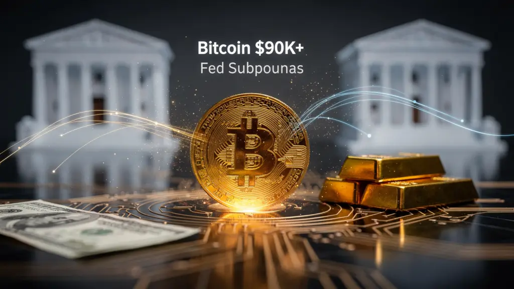 Bitcoin Gains as Powell Says DOJ Threatens Criminal Charges