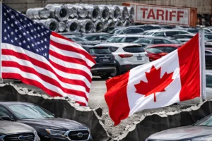 U.S. Auto Market Share in Canada Crashes to Record Low Amid Tariff Tensions