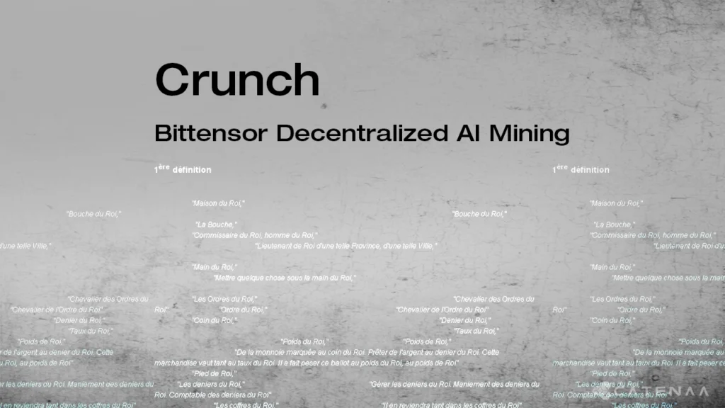 Crunch opens Bittensor AI mining