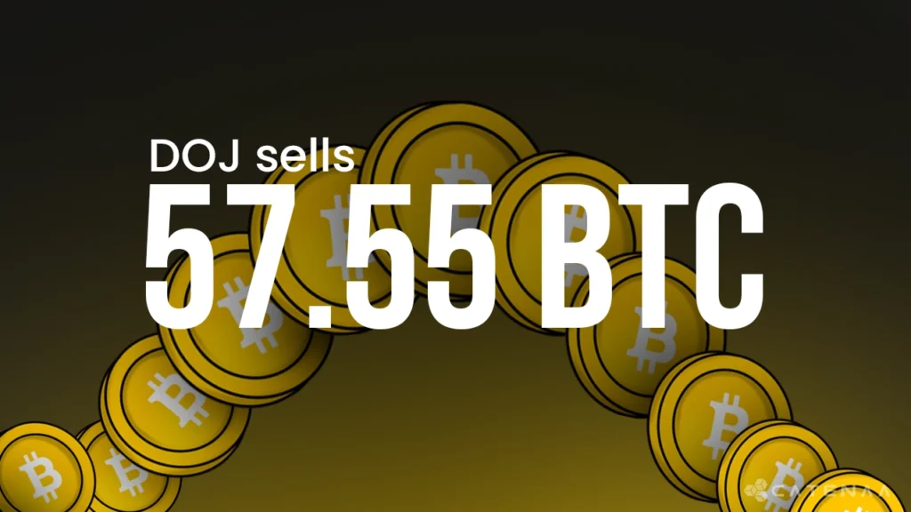 DOJ sells Bitcoin despite Trump order