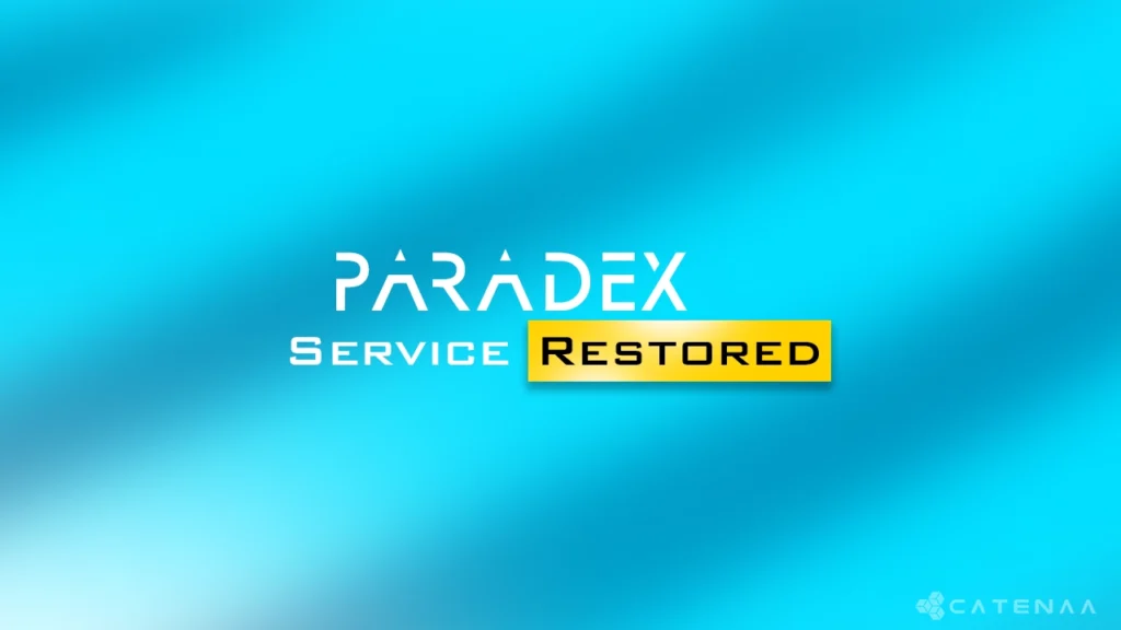 Paradex restores full service