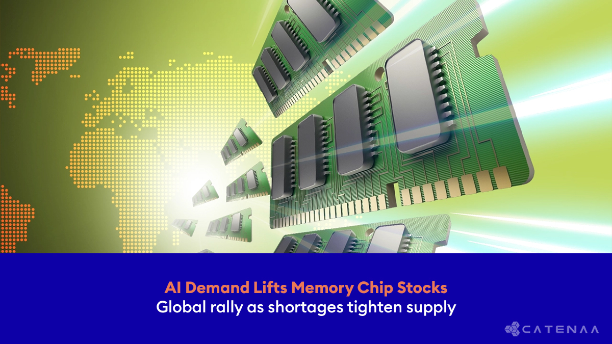 Memory Chip Stocks Surge on AI Demand