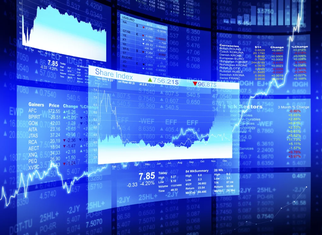 Emerging market stocks rising