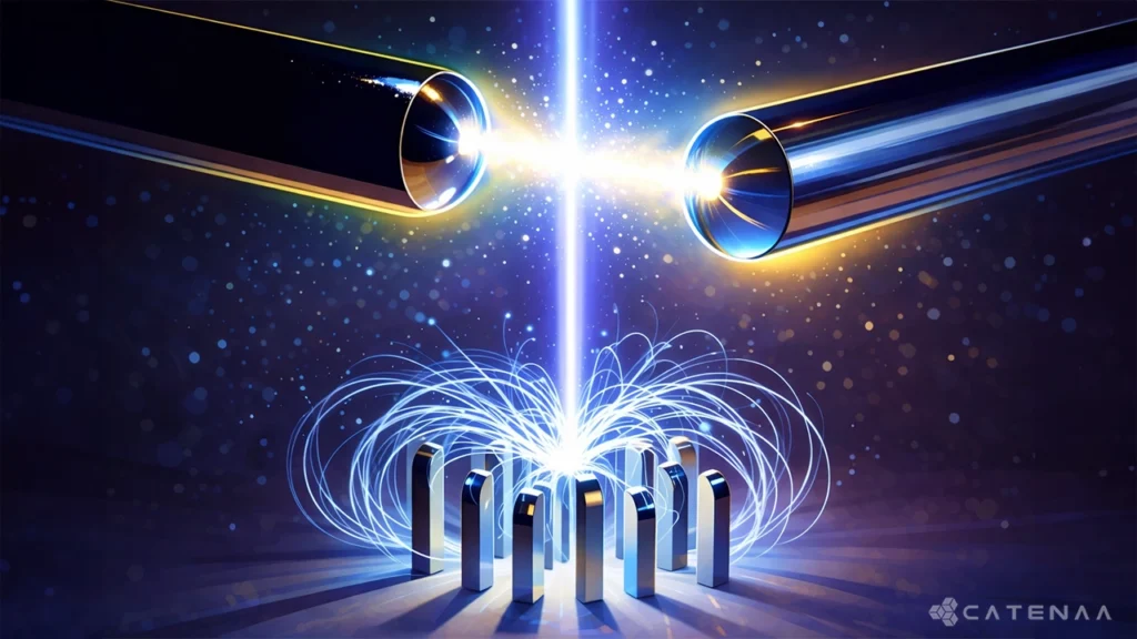 Laser flips magnetism in quantum material