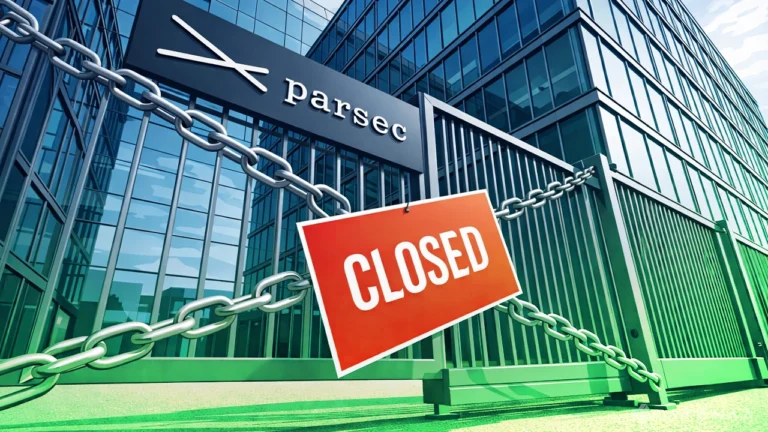 Parsec shuts down after five years