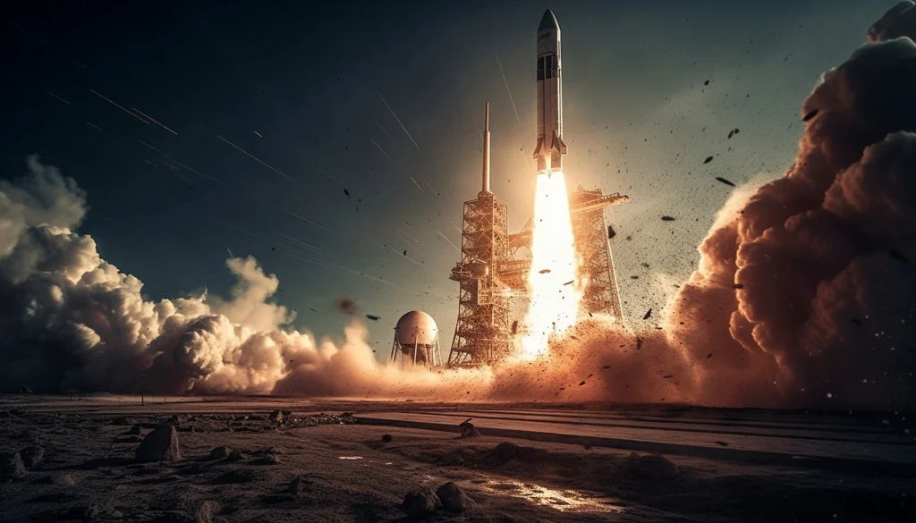 Patriot missile system launch