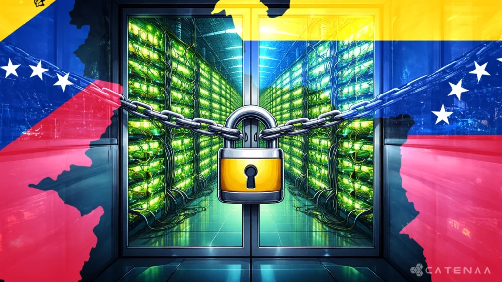 Venezuela crypto crackdown notice