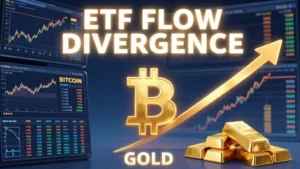 Bitcoin ETFs Gain as Gold Funds See War-Era Outflows