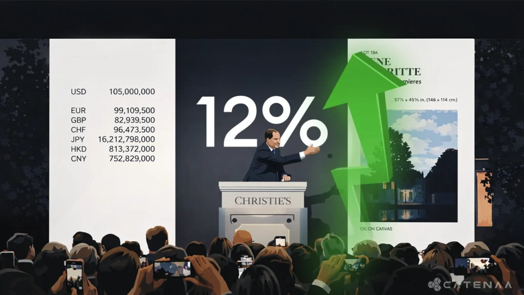 Global art sales rise 12% in 2025