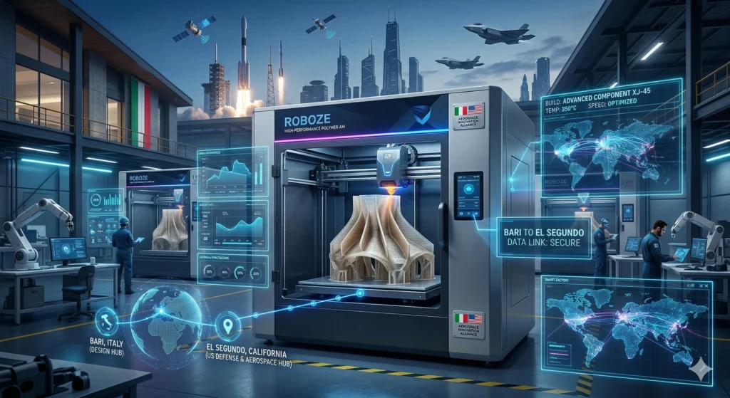 Roboze defence tech investment powers new U.S. aerospace headquarters in El Segundo California