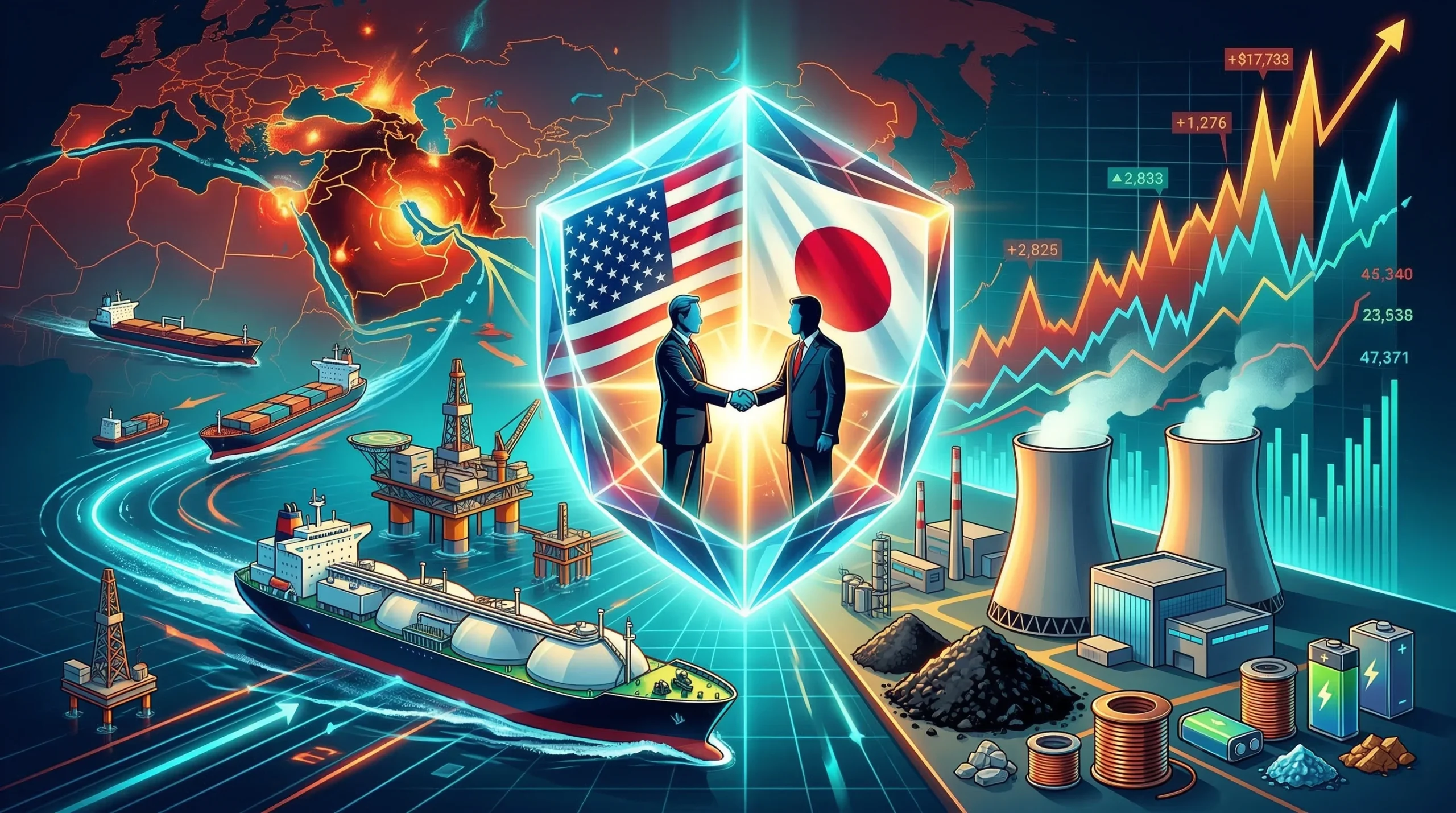US Japan Energy Deals: $30B Pact Amid Gulf LNG Crisis