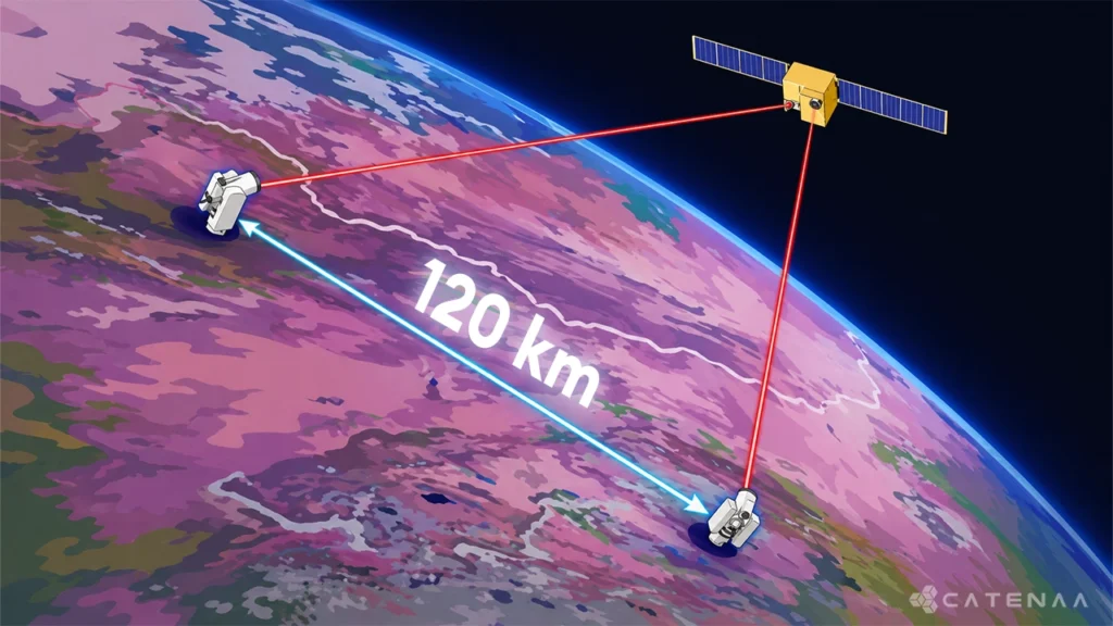 Quantum network secures 120 km key transfer