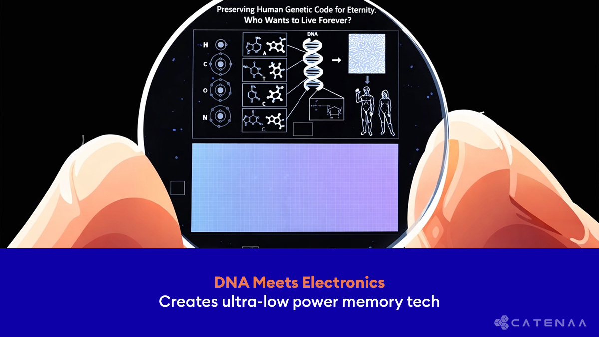DNA and Electronics Merge to Create Ultra-Low Power Memory Device
