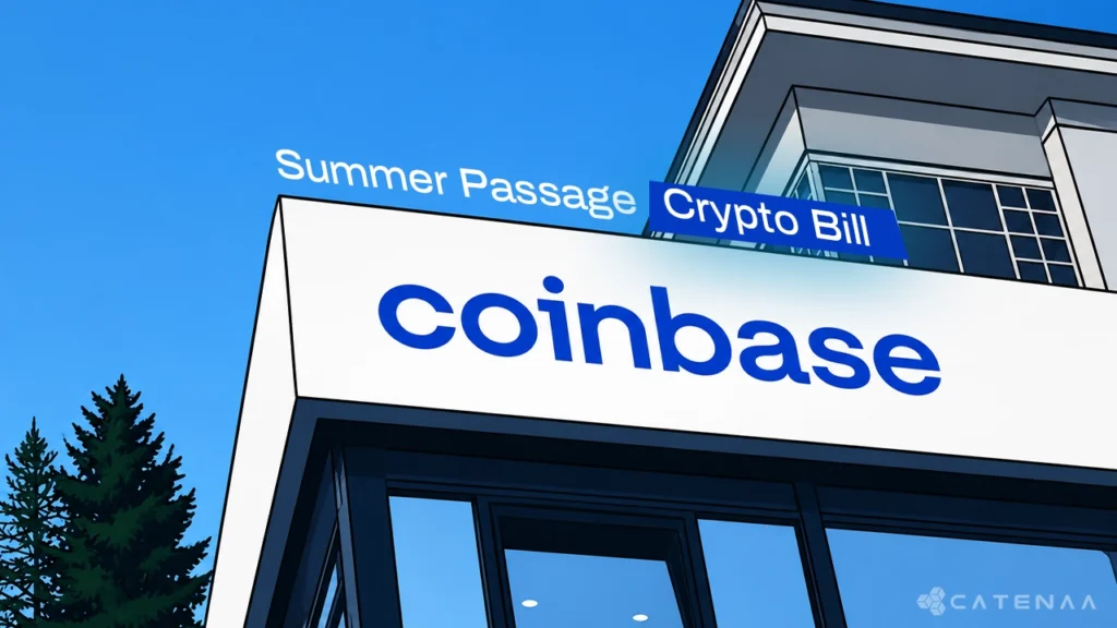 Coinbase supports summer crypto bill passage