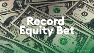 Fund Managers Make Record Equity Bet