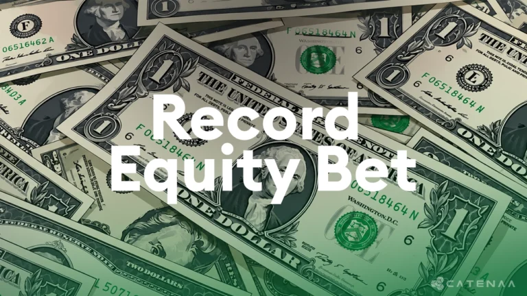 Fund Managers Make Record Equity Bet