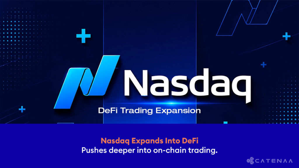 Nasdaq DeFi equity trading partnership