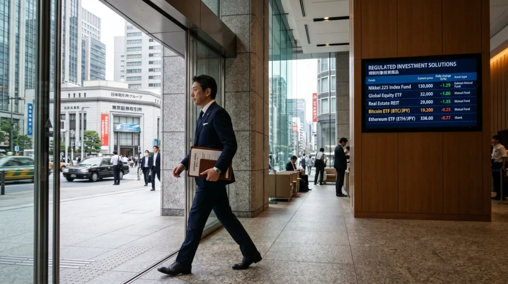 Japan's Finance Giants Prepare Crypto Investment Trusts
