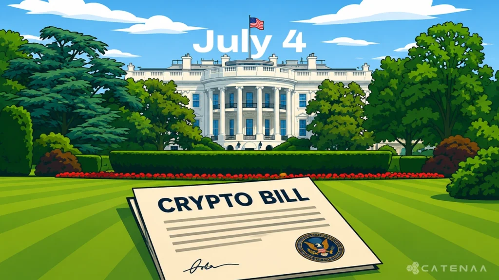 White House pushes crypto bill deadline