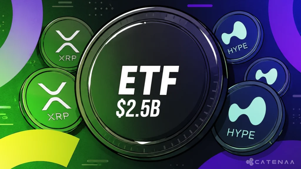 Crypto ETFs Bleed $2.5B as XRP, HYPE Hold On
