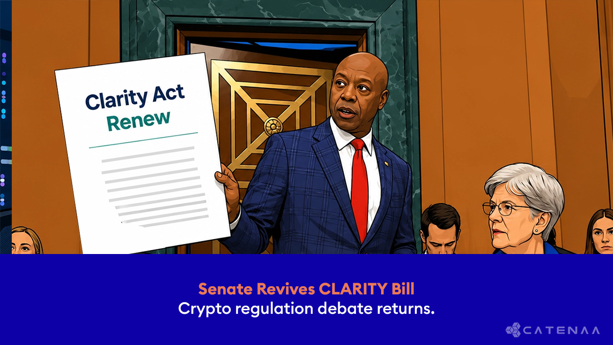 US Senate Pushes CLARITY Crypto Bill Debate