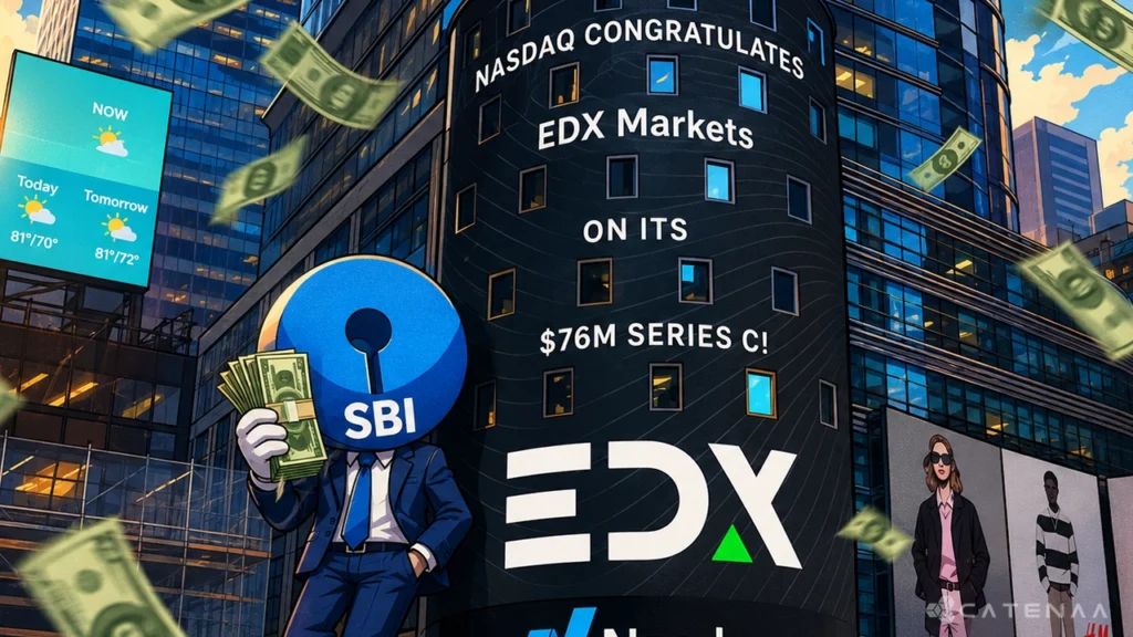 SBI backs EDX crypto infrastructure expansion