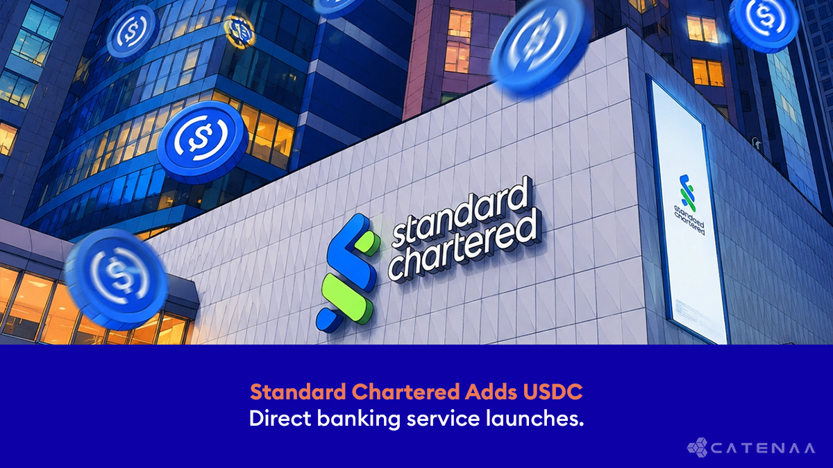 Standard Chartered Launches Direct USDC Banking Service