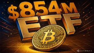Bitcoin ETFs Draw $854M in Five-Day Surge