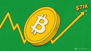 Bitcoin breakout tops $71,000 on squeeze