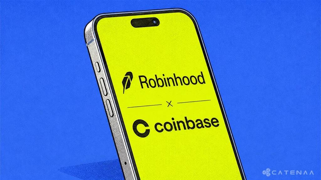 Robinhood and Coinbase revenue trends