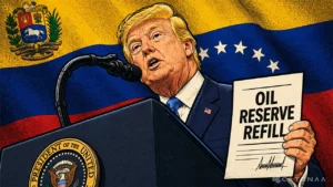 Trump plans oil reserve refill from Venezuela