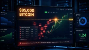 Bitcoin Tops $85K as Shorts Face Liquidations