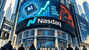 Chip Rally Drives Nasdaq Record as Oil Slides