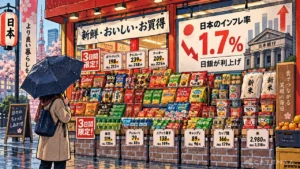Japan Inflation Cools to 1.7% as BoJ Hikes