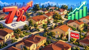 Mortgage Rates Top 7% as New Home Sales Rise